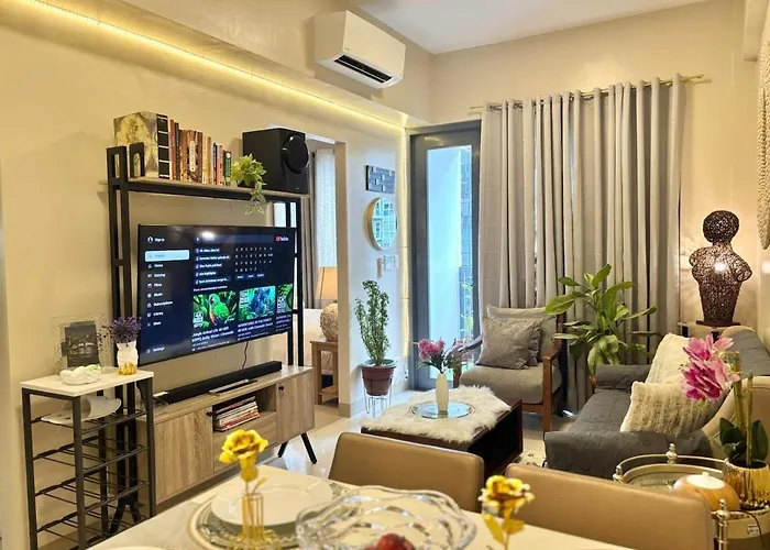 Modern And Cozy One Manchester Place In Mactan Newtown *
